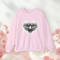 Lace Heart Graphic Sweatshirt
