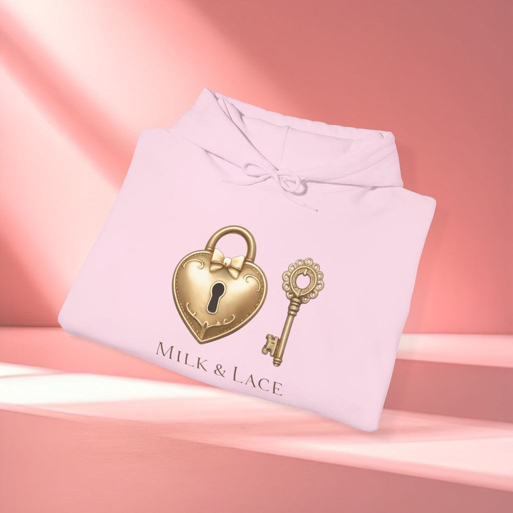 Gold Romantic Graphic Hoodie