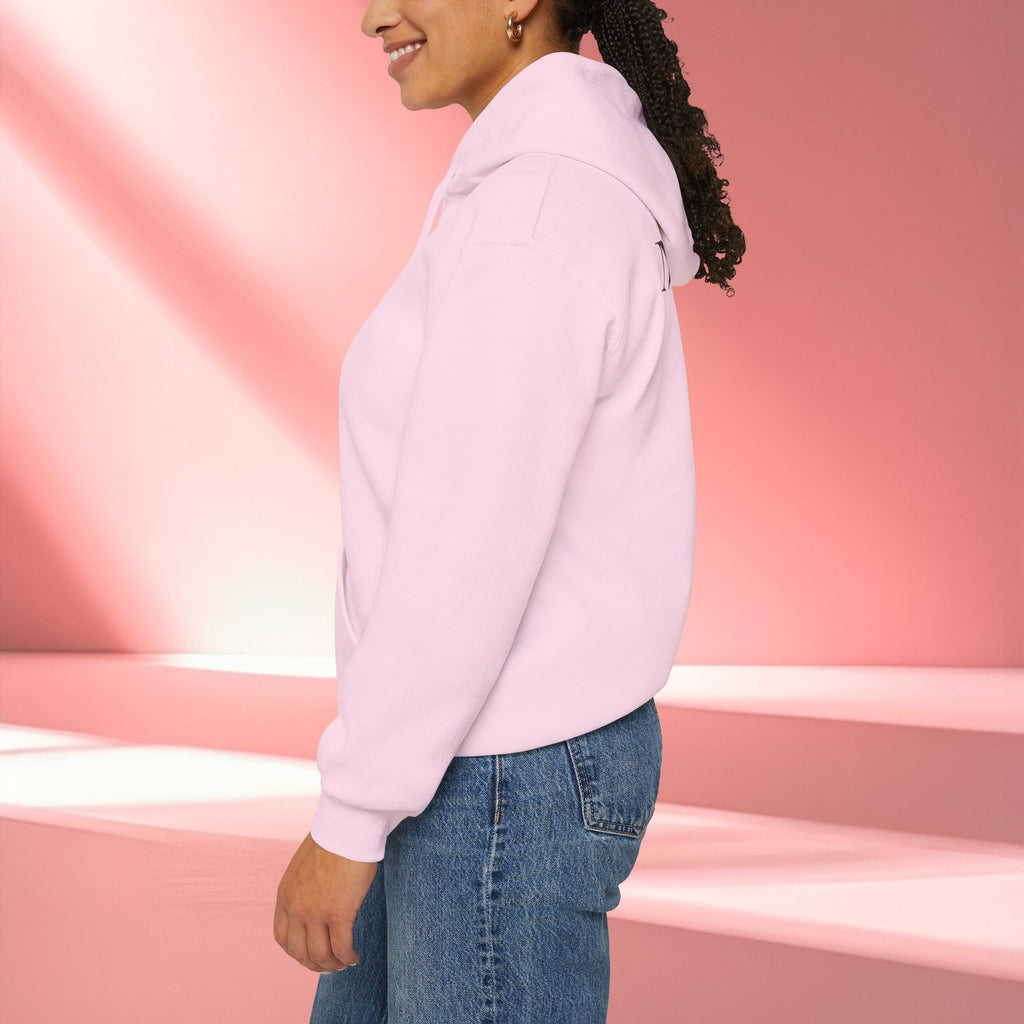 Romantic Delicate Graphic Hoodie — Floral-Inspired Cozy Sweatshirt