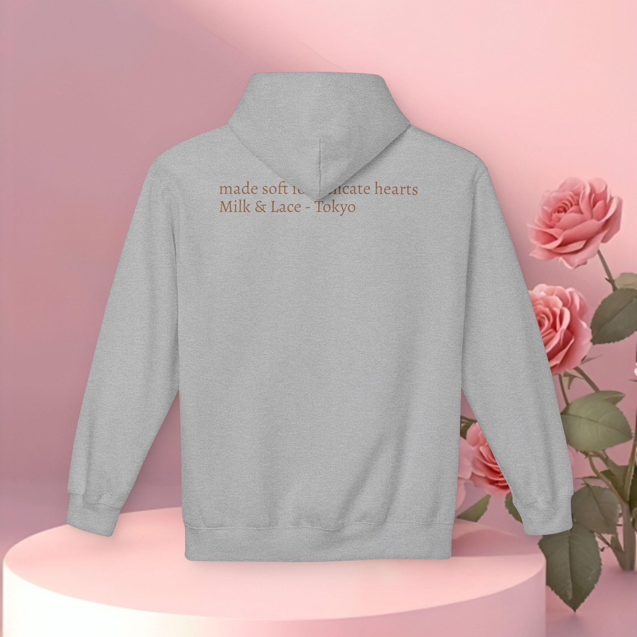 Gold Minimal Graphic Hoodie — Clean Metallic Accent Fleece