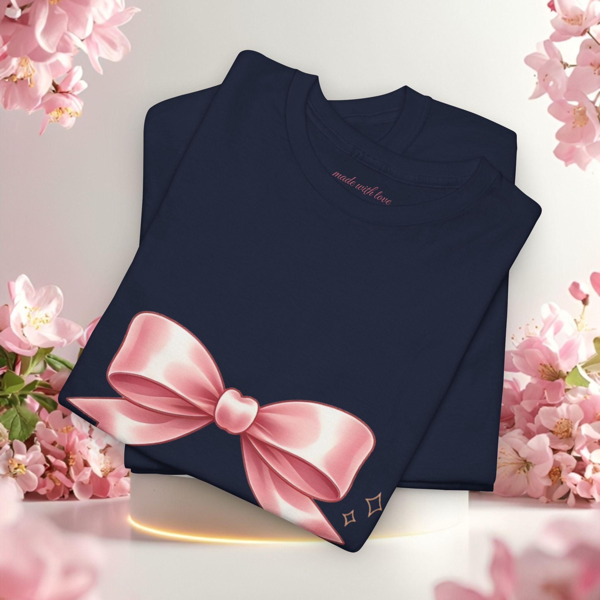 Pink Graphic Tee — Simple Minimalist Design