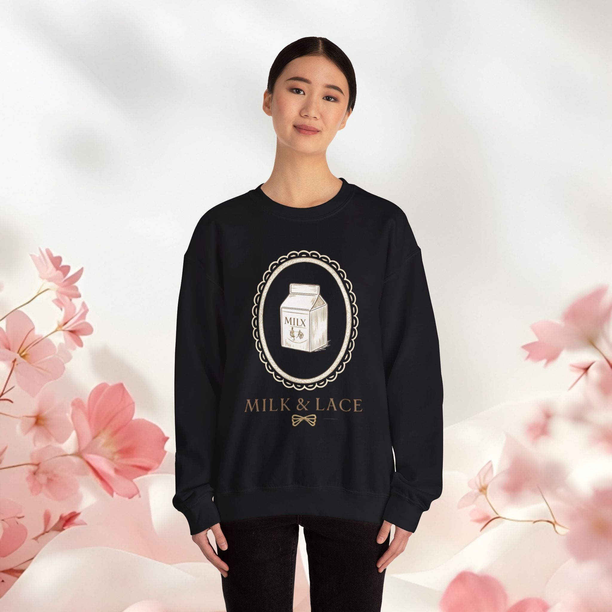 Pastel Graphic Crewneck Sweatshirt — Soft Pastel Cozy Comfort