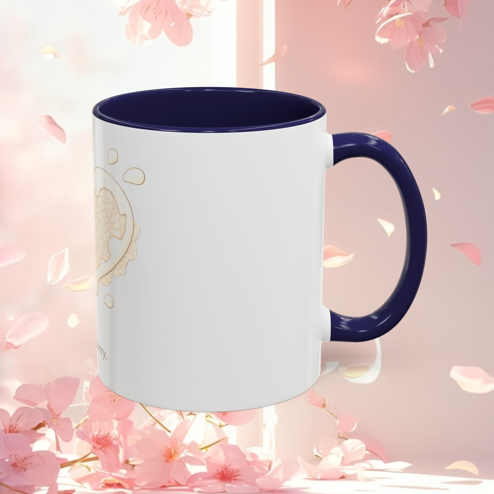 Playful Dessert Illustration Accent Coffee Mug — 11/15oz