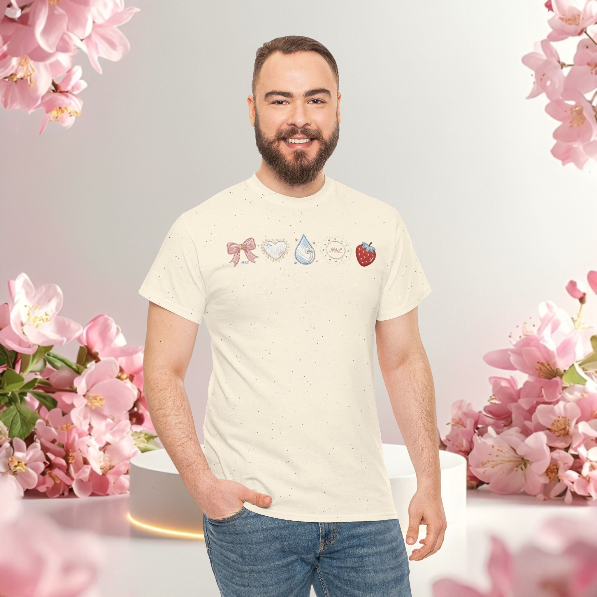 Pastel Cute Icons T-Shirt — Cute Pastel Icon Graphic Tee