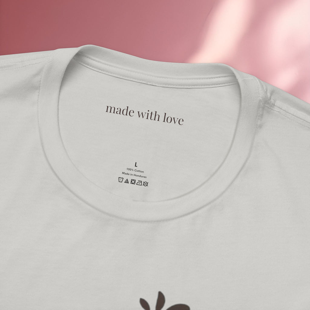 Romantic Feminine Brown Tee — Romance Graphic T-Shirt