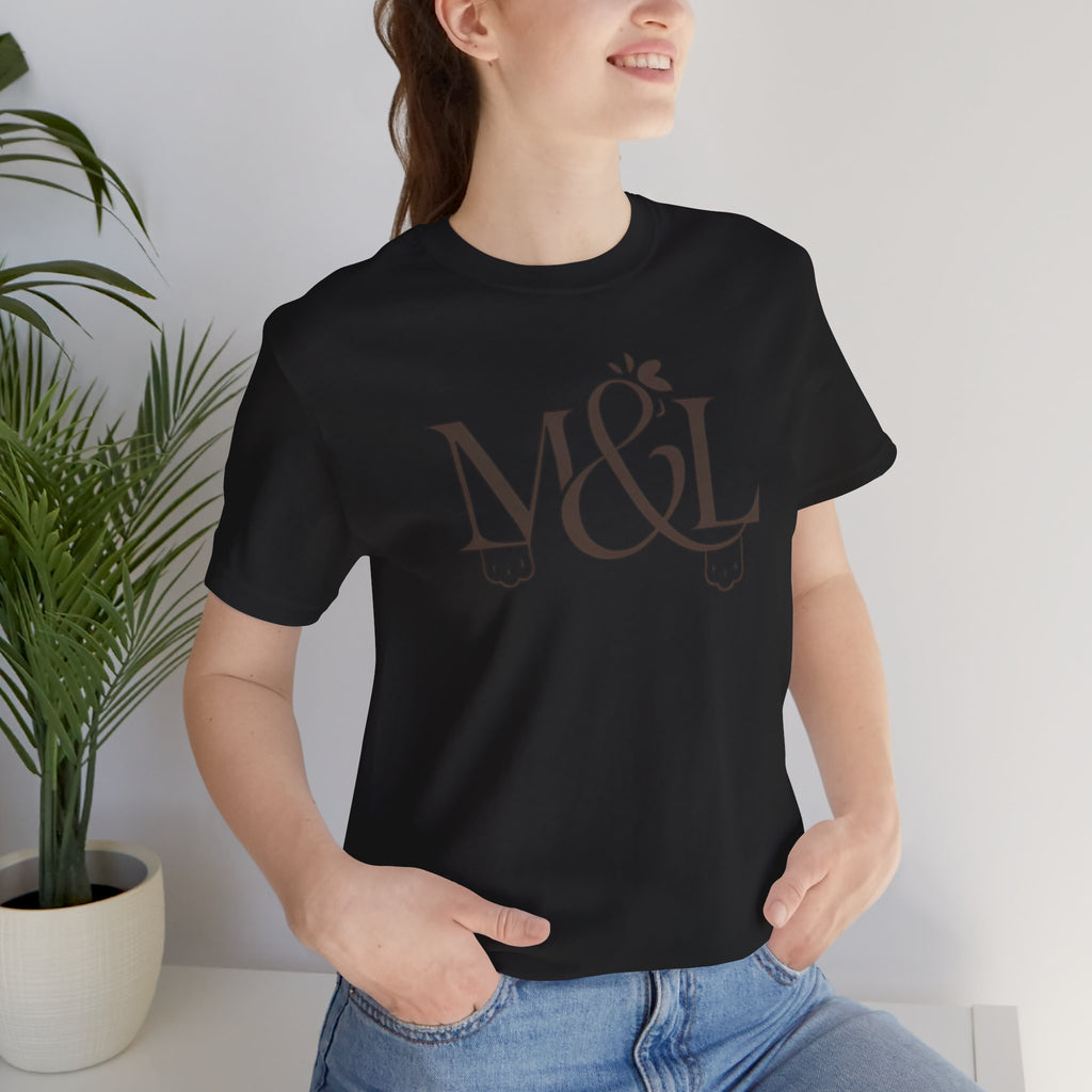 Romantic Feminine Brown Tee — Romance Graphic T-Shirt