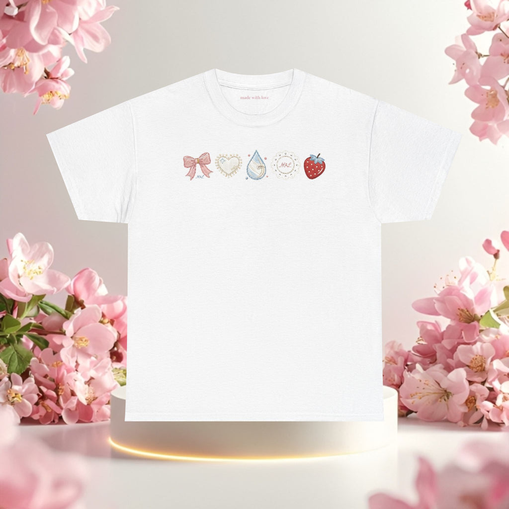 Pastel Cute Icons T-Shirt — Cute Pastel Icon Graphic Tee