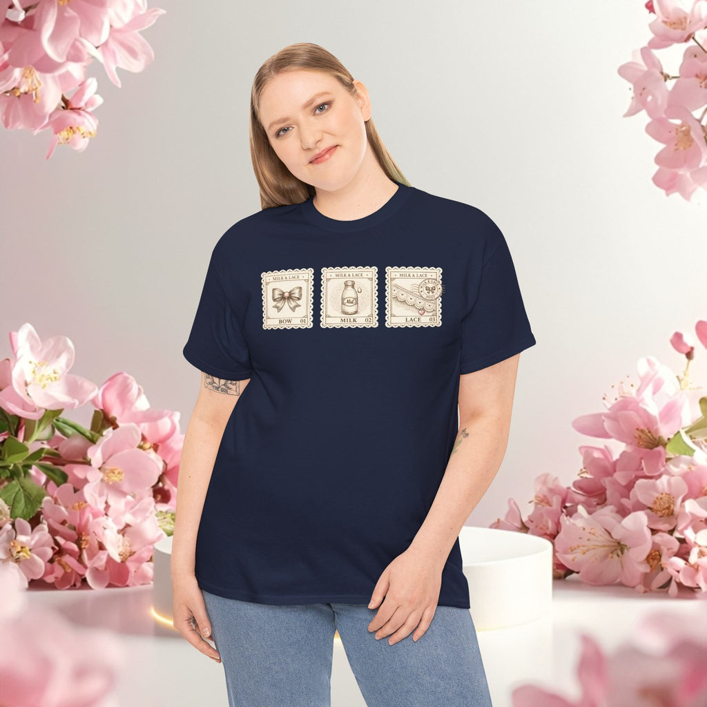 Vintage Botanical Stamp T-Shirt