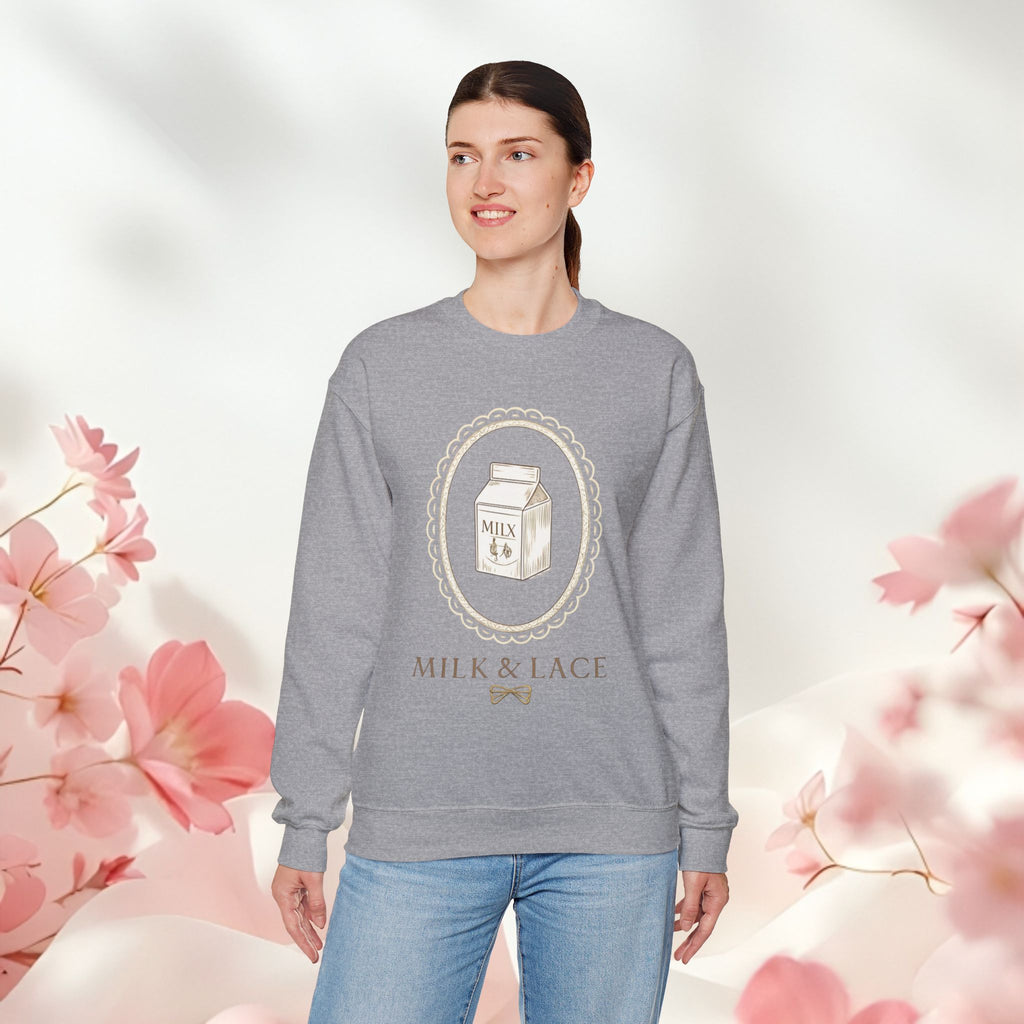 Pastel Graphic Crewneck Sweatshirt — Soft Pastel Cozy Comfort