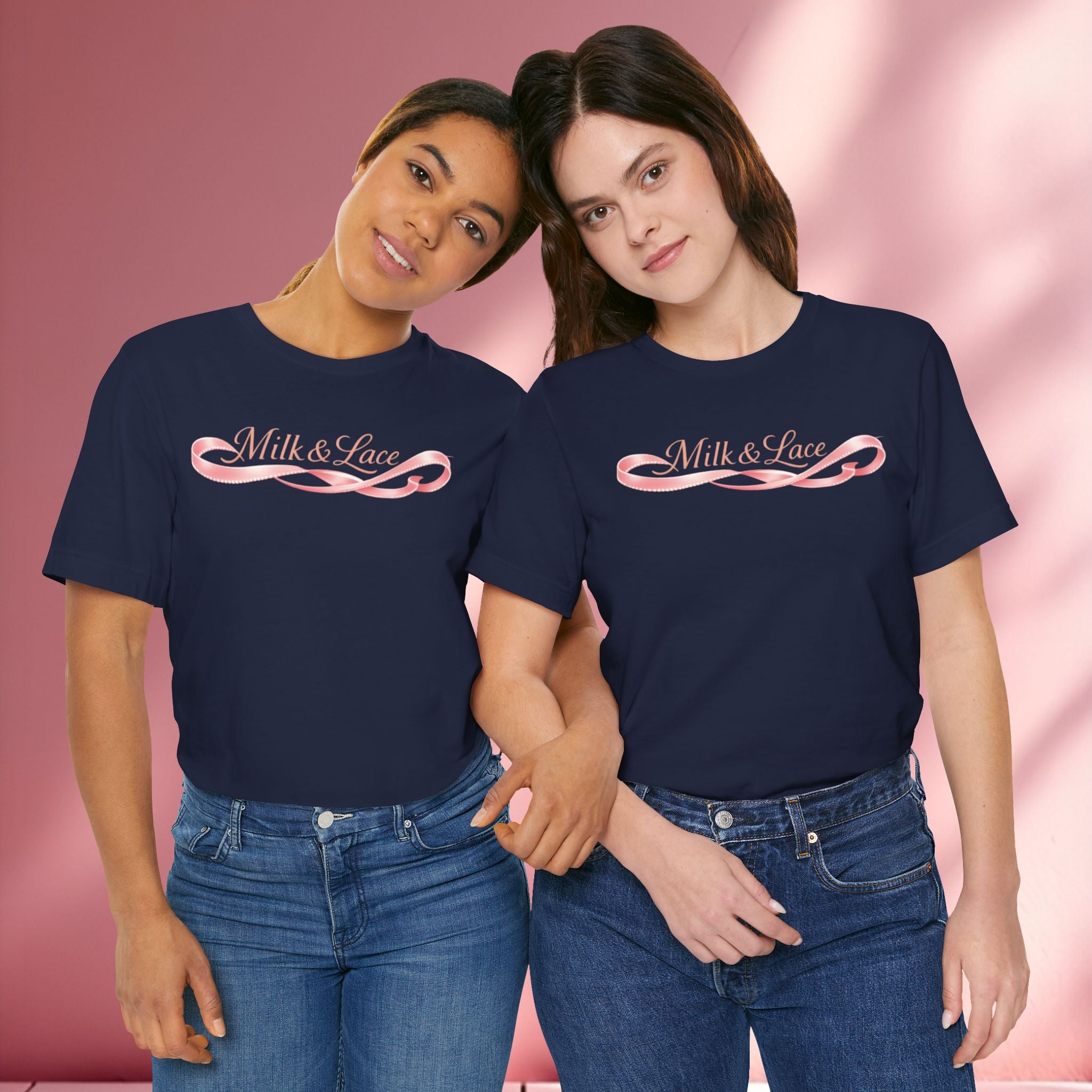 Casual Pink Graphic T-Shirt — Women's Casual Pink Tee