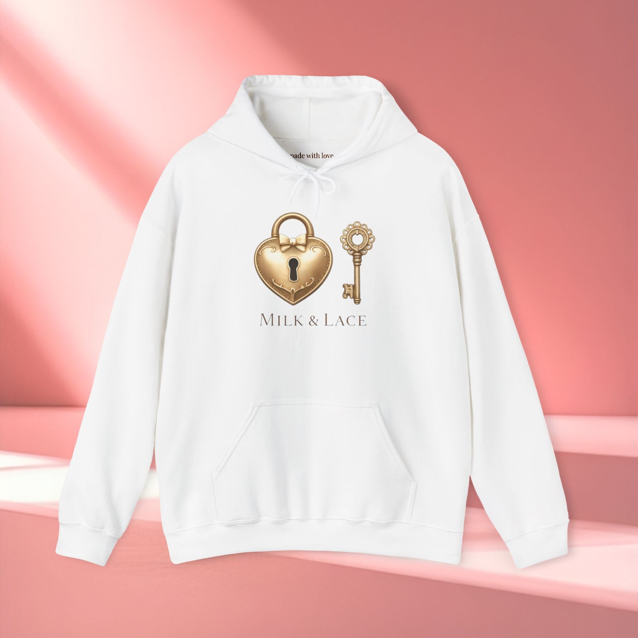Gold Romantic Graphic Hoodie