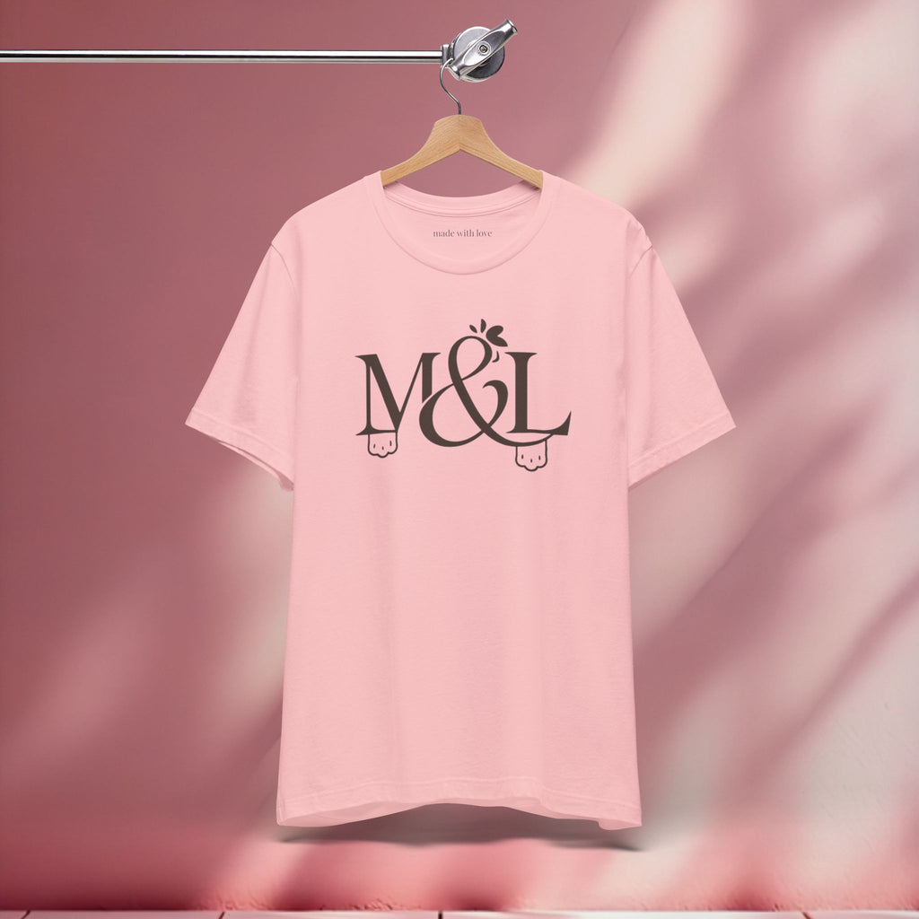 Romantic Feminine Brown Tee — Romance Graphic T-Shirt