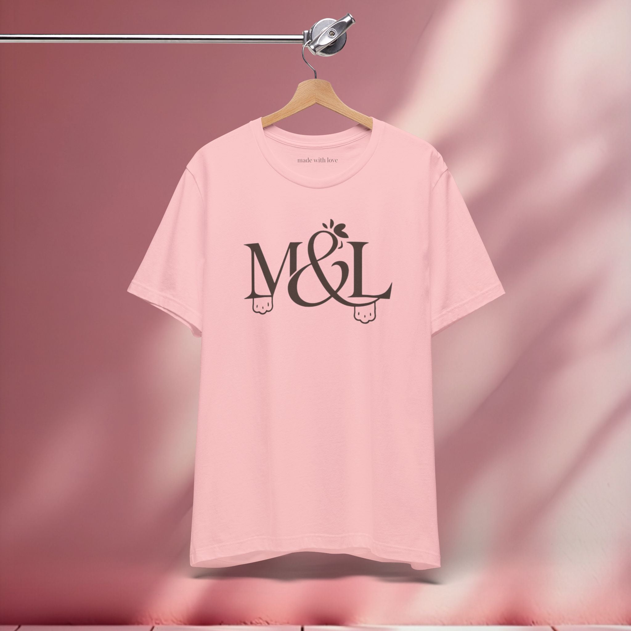 Romantic Feminine Brown Tee — Romance Graphic T-Shirt