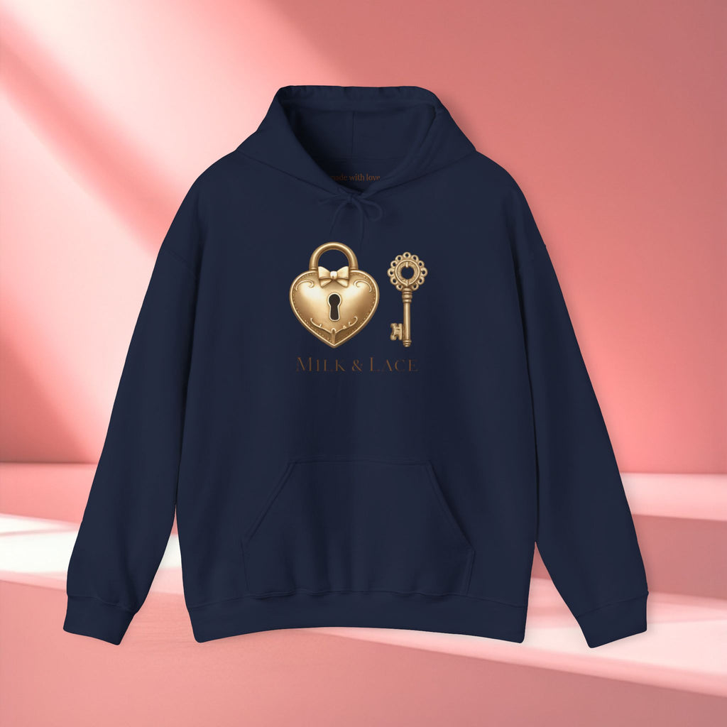 Gold Romantic Graphic Hoodie