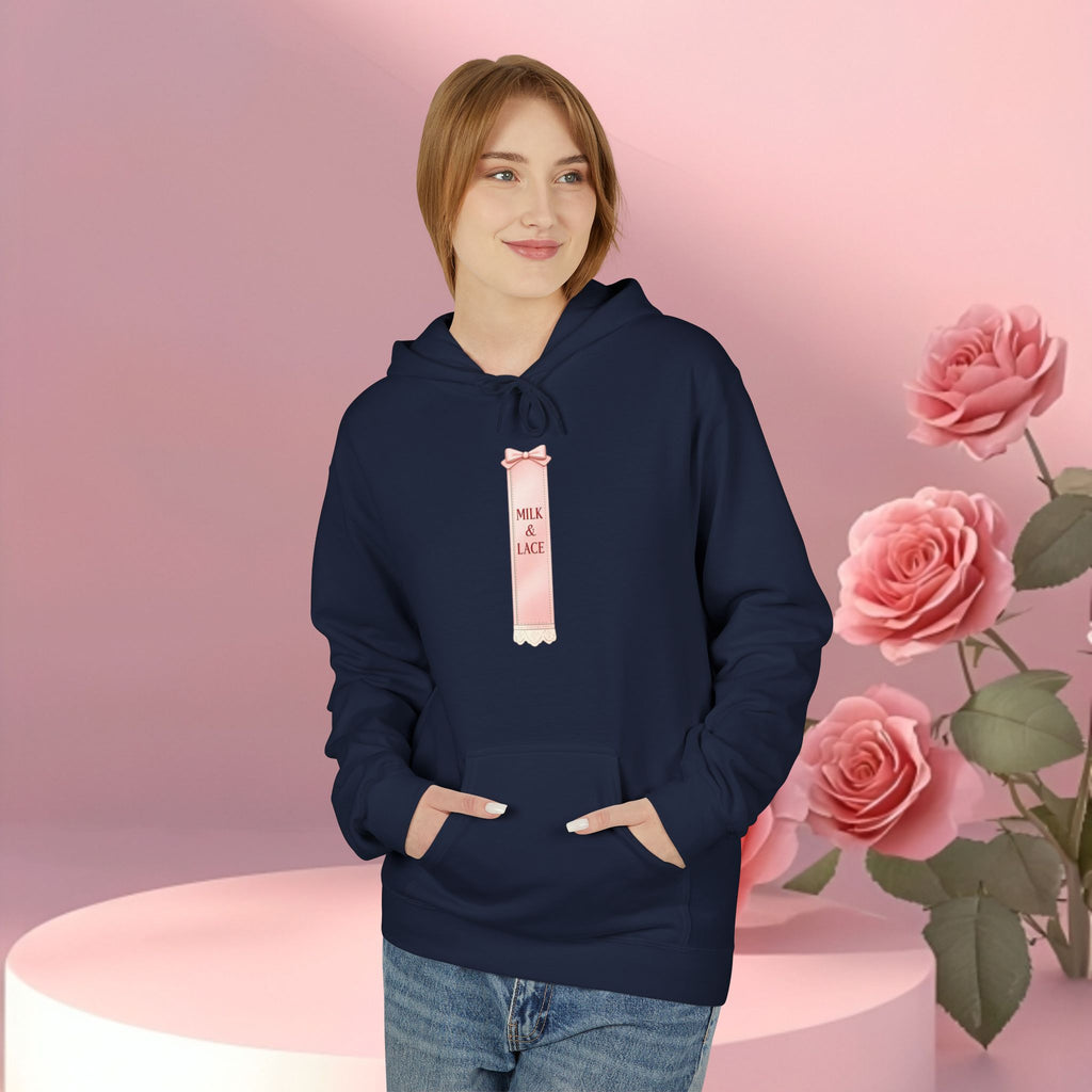 Pink Minimalist Feminine Hoodie