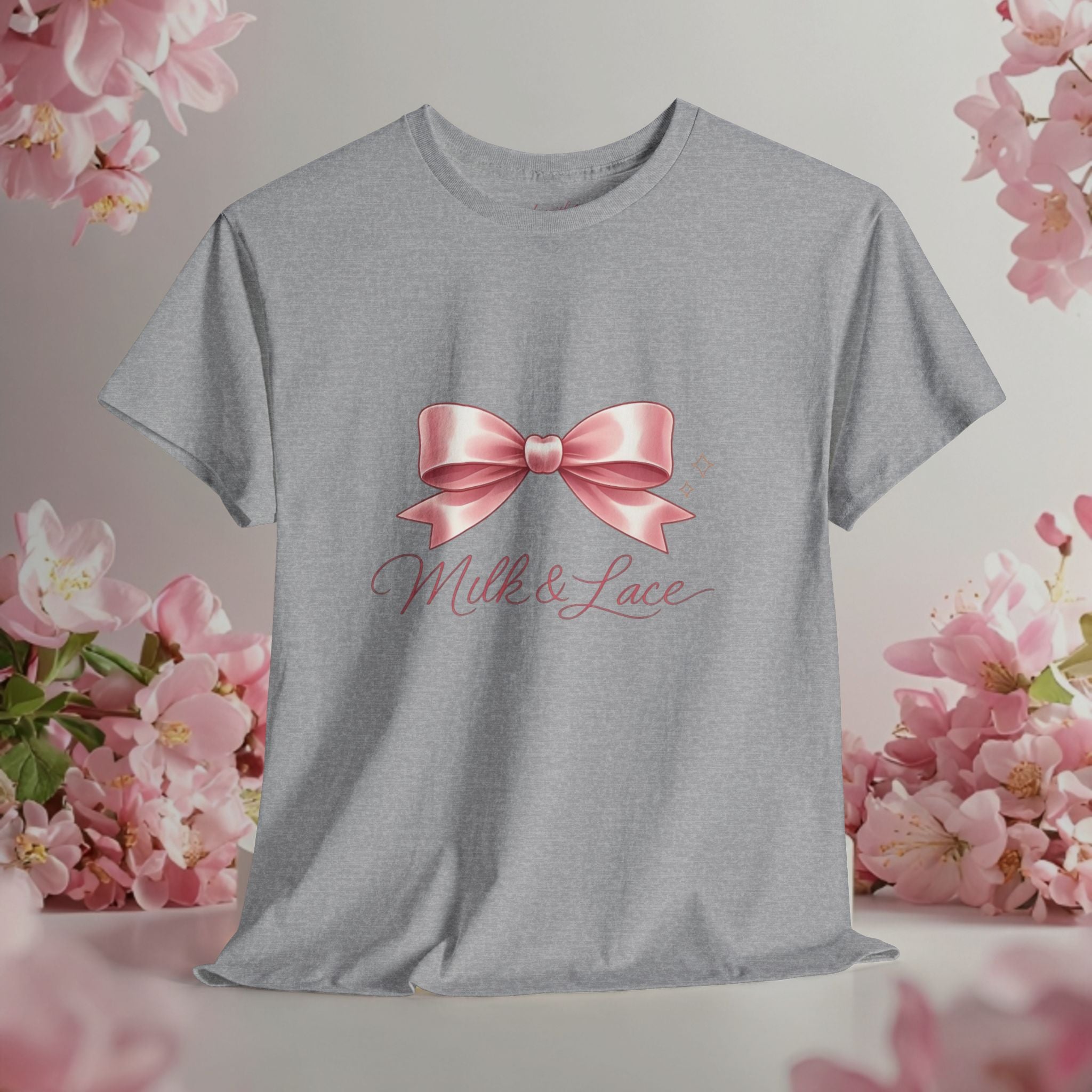 Pink Graphic Tee — Simple Minimalist Design