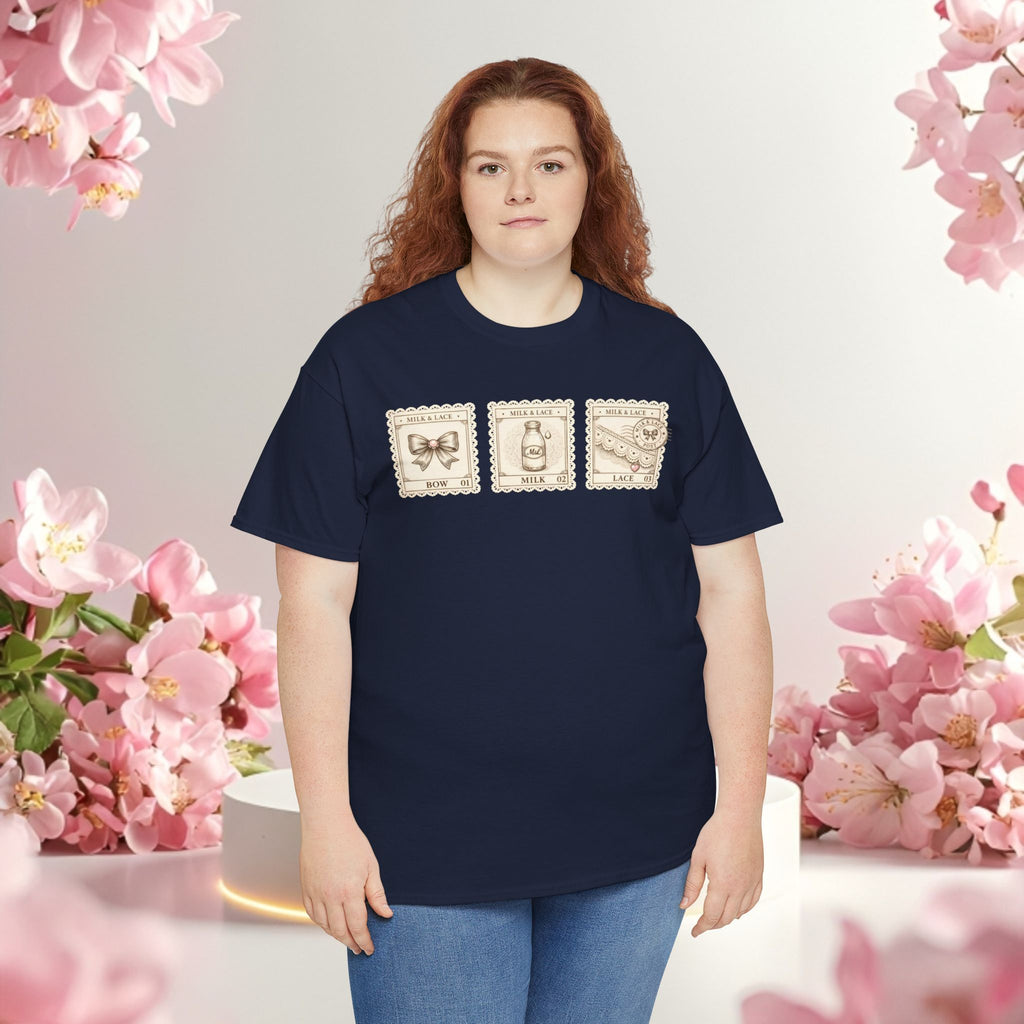 Vintage Botanical Stamp T-Shirt