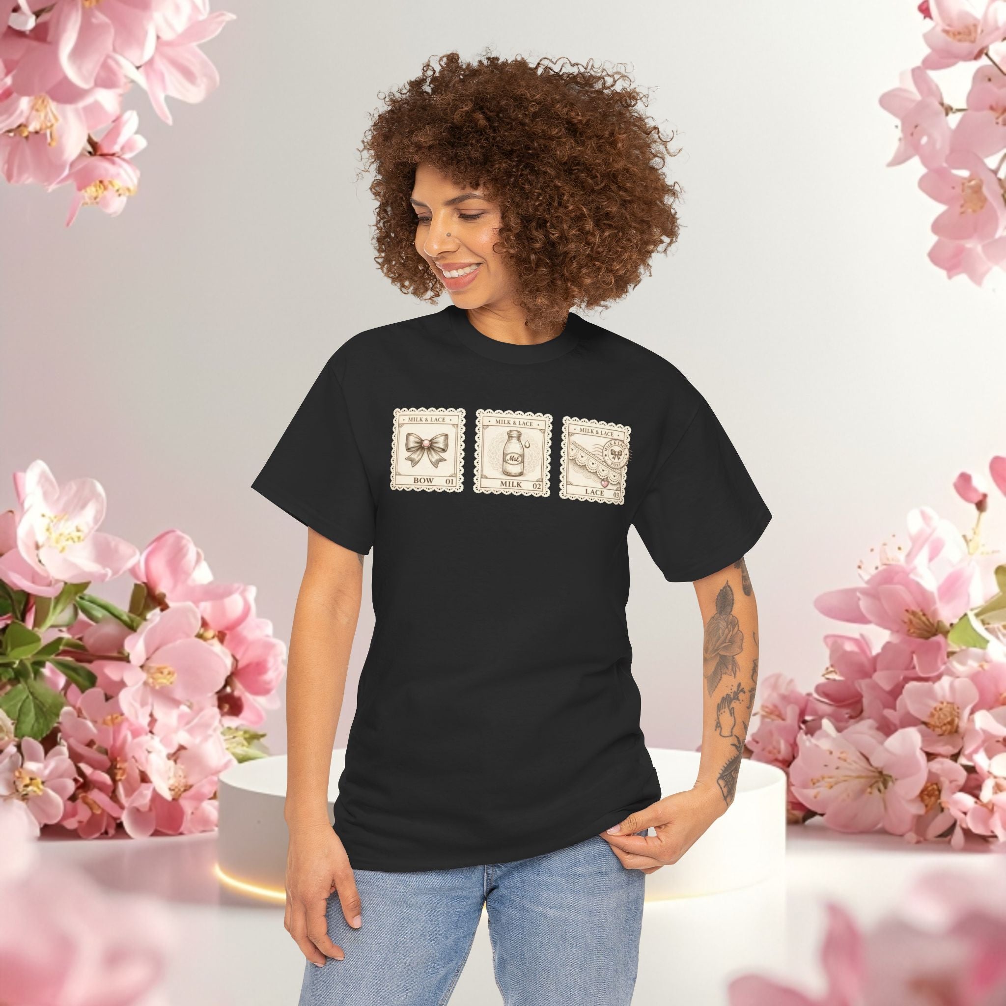 Vintage Botanical Stamp T-Shirt