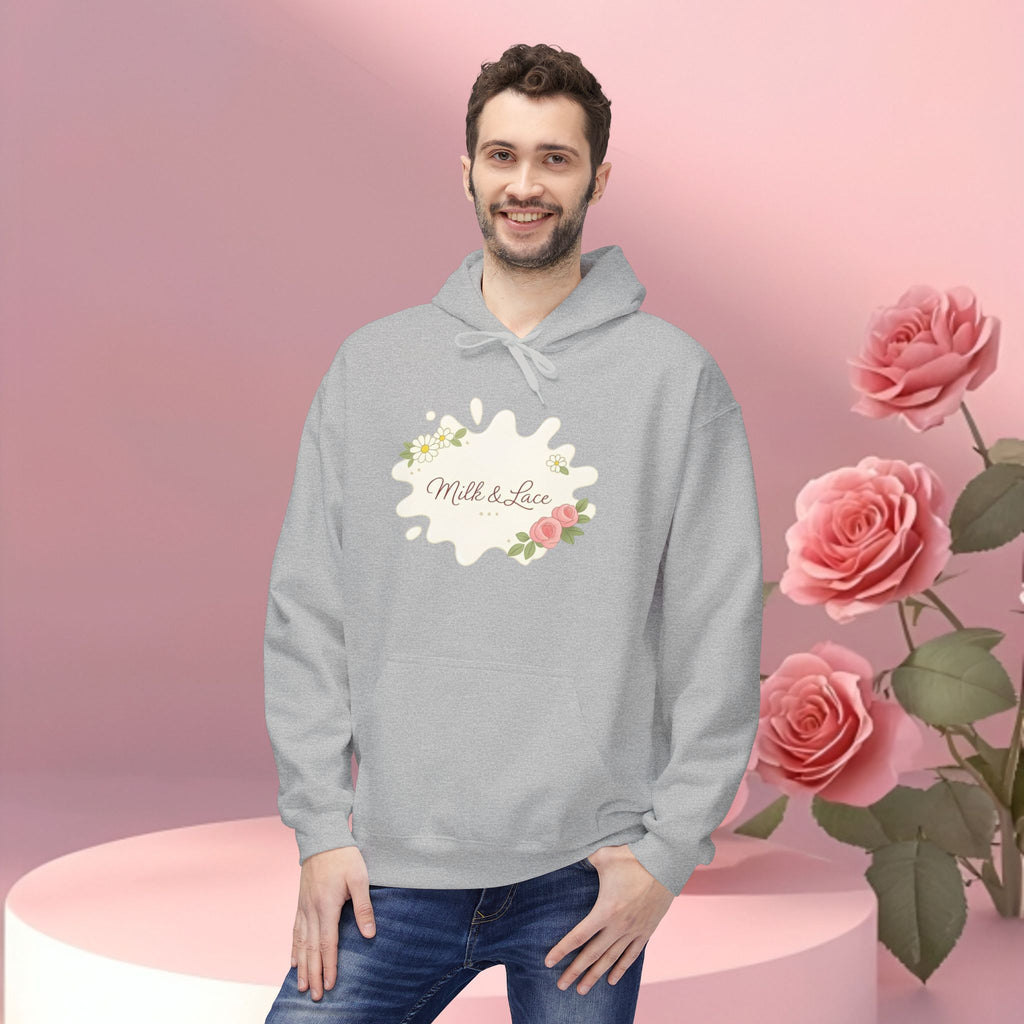 Cozy Floral Fleece Hoodie — Soft, Floral Comfort