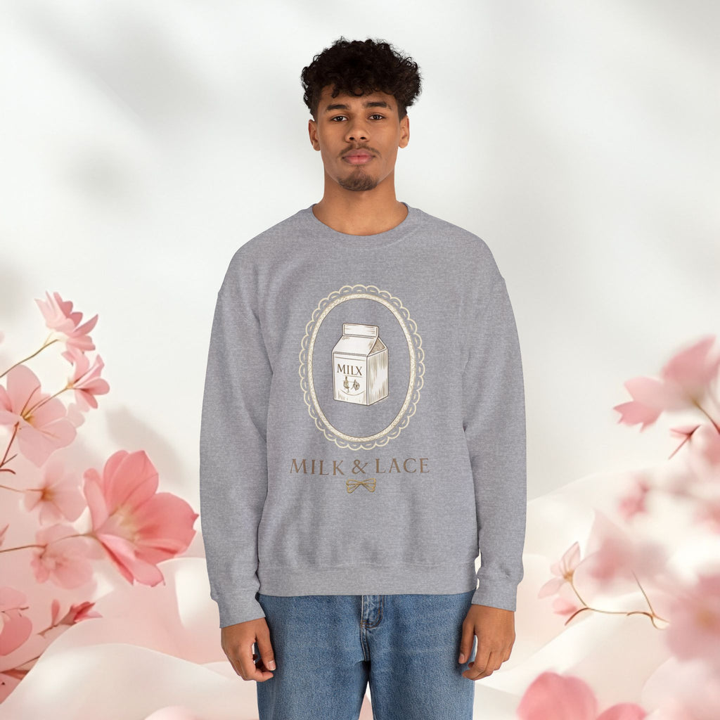 Pastel Graphic Crewneck Sweatshirt — Soft Pastel Cozy Comfort