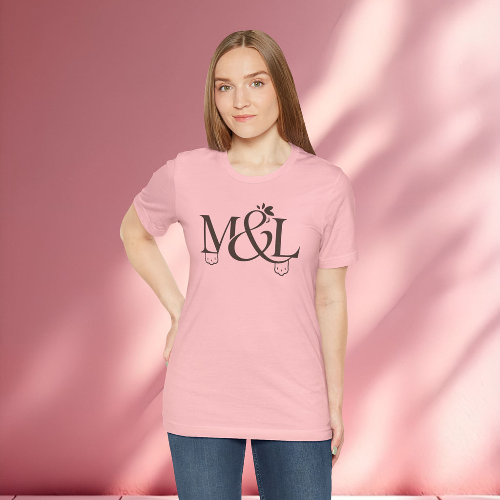 Romantic Feminine Brown Tee — Romance Graphic T-Shirt