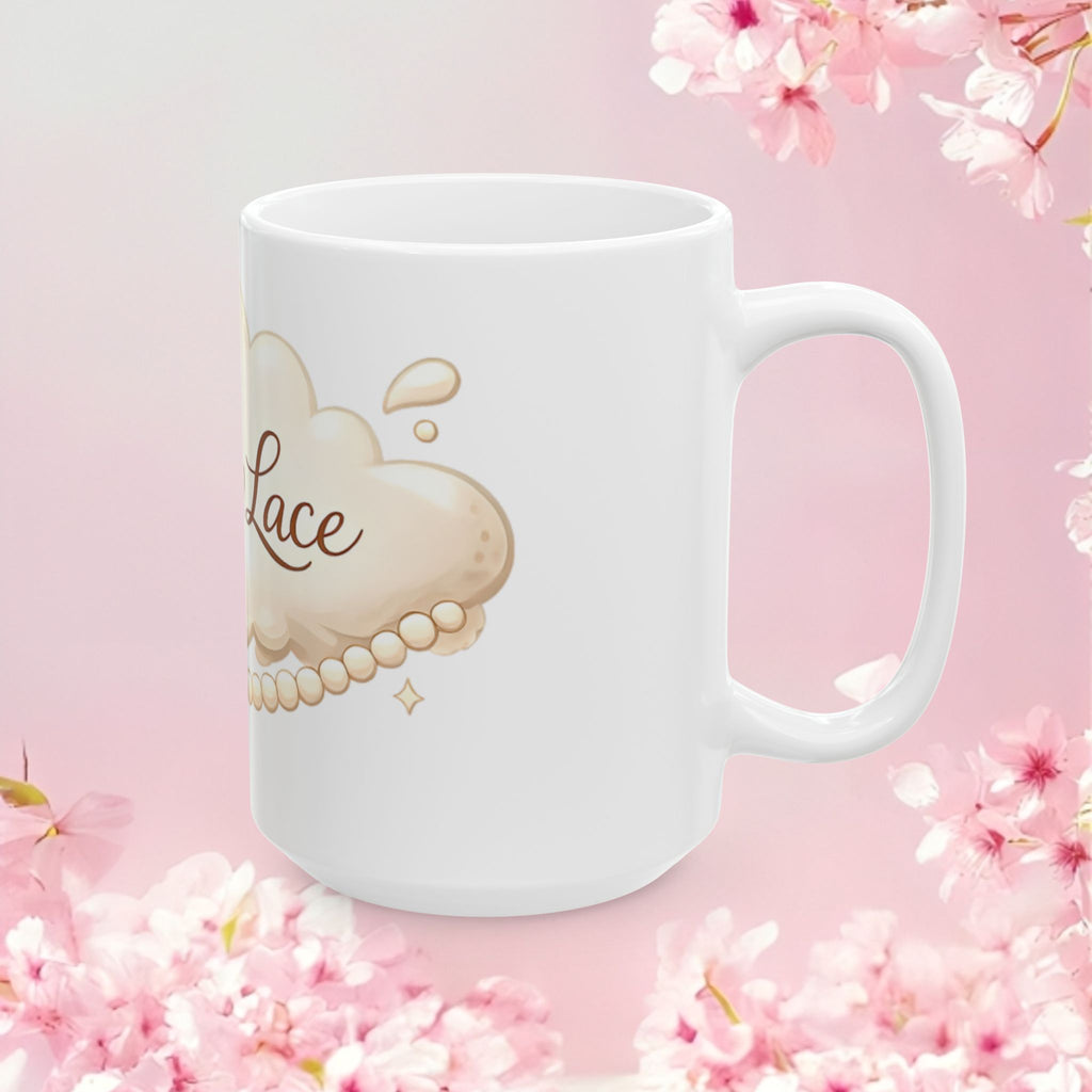 Vintage Elegant Script Ceramic Mug — Classic Script Design (11oz & 15oz)