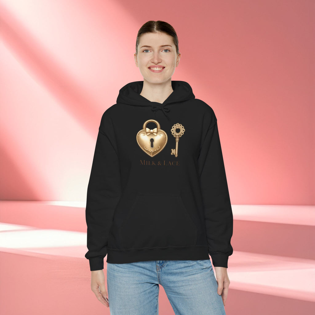 Gold Romantic Graphic Hoodie