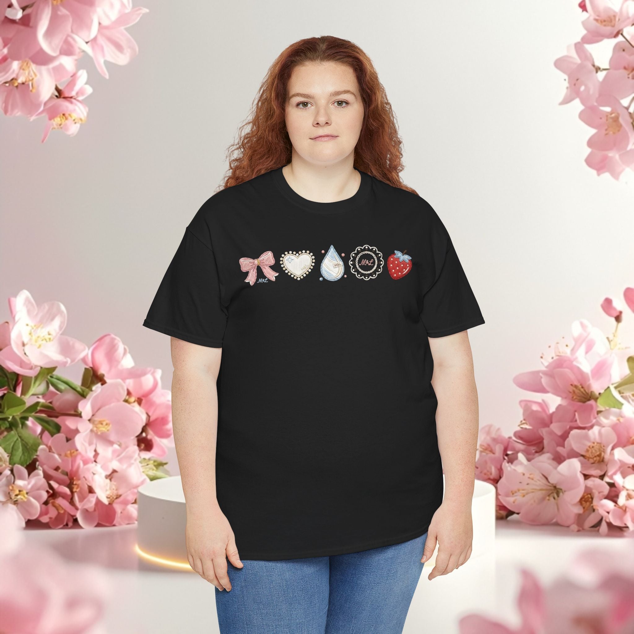 Pastel Cute Icons T-Shirt — Cute Pastel Icon Graphic Tee