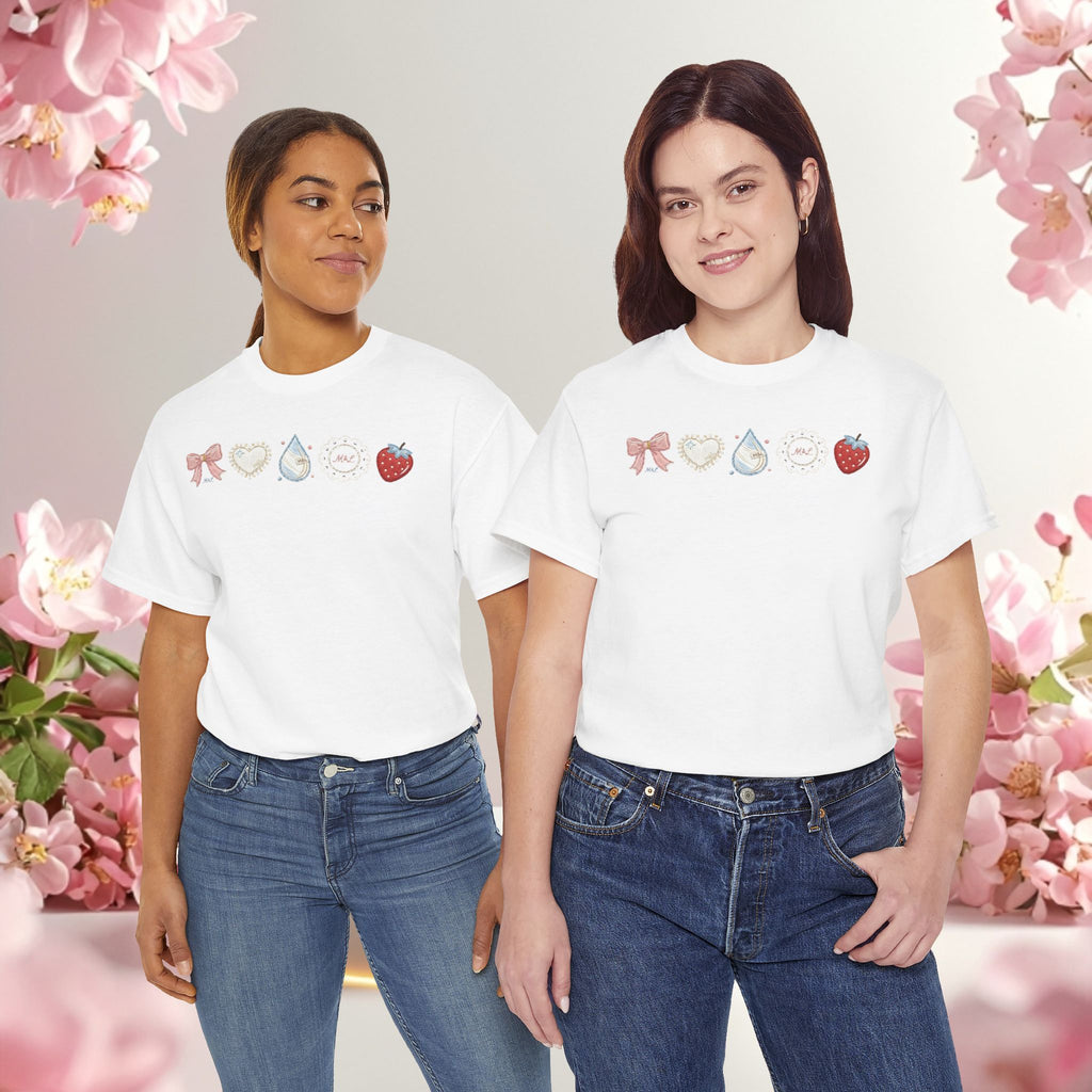 Pastel Cute Icons T-Shirt — Cute Pastel Icon Graphic Tee