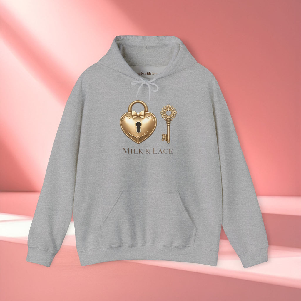 Gold Romantic Graphic Hoodie