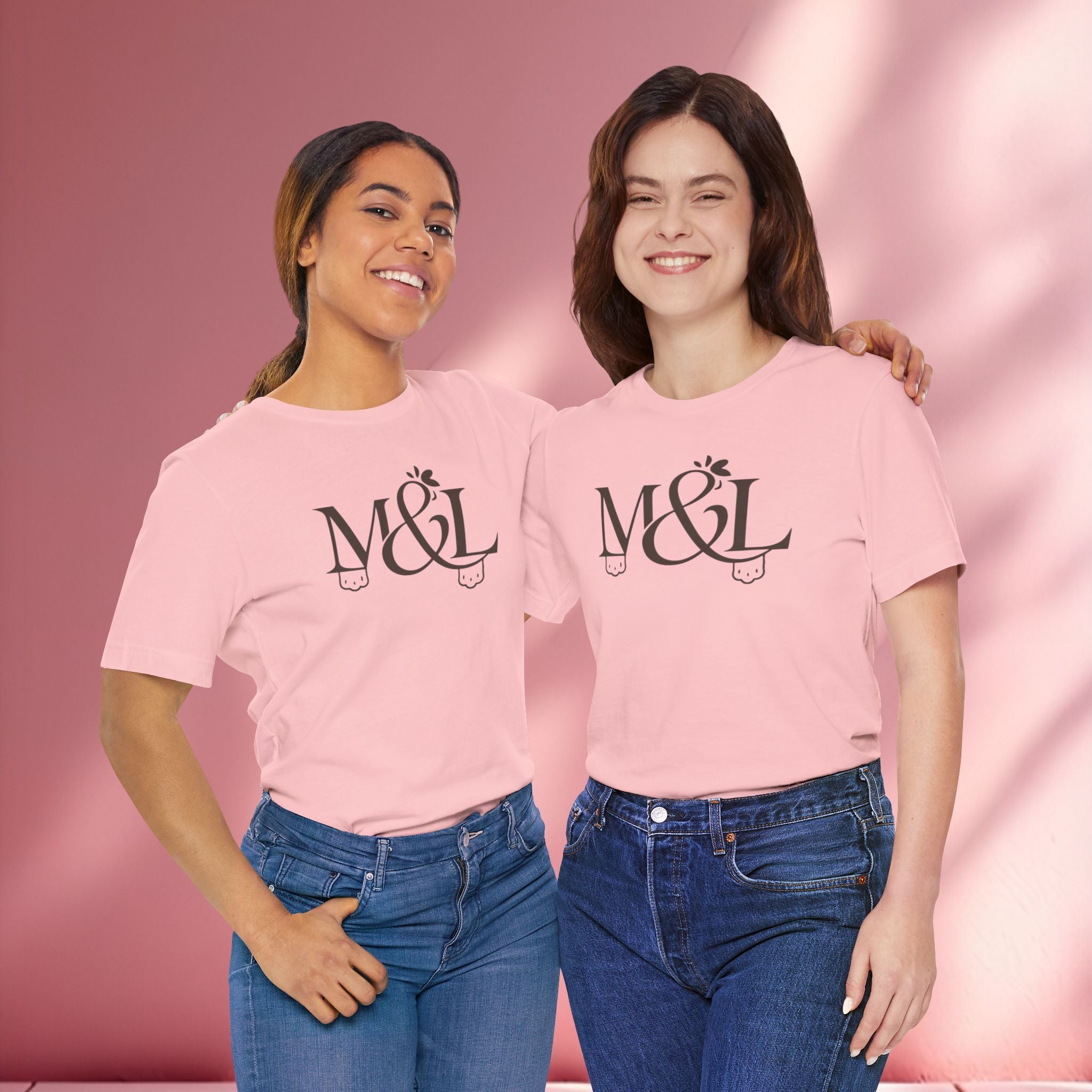 Romantic Feminine Brown Tee — Romance Graphic T-Shirt