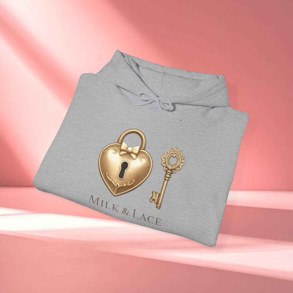 Gold Romantic Graphic Hoodie