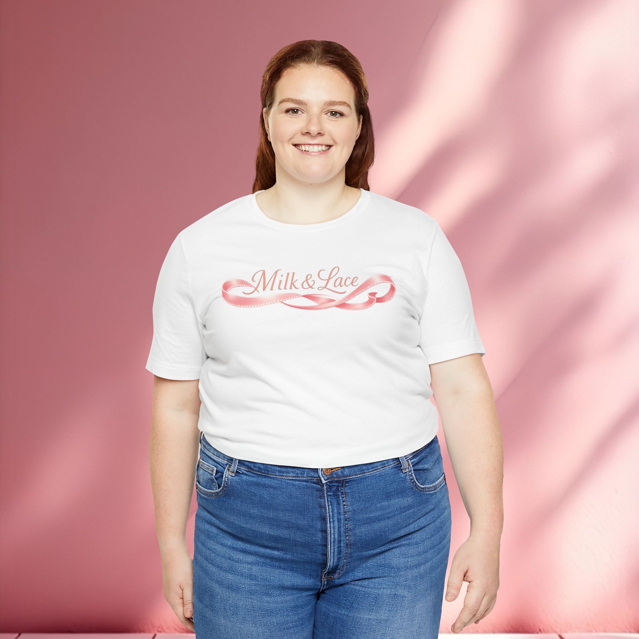 Casual Pink Graphic T-Shirt — Women's Casual Pink Tee