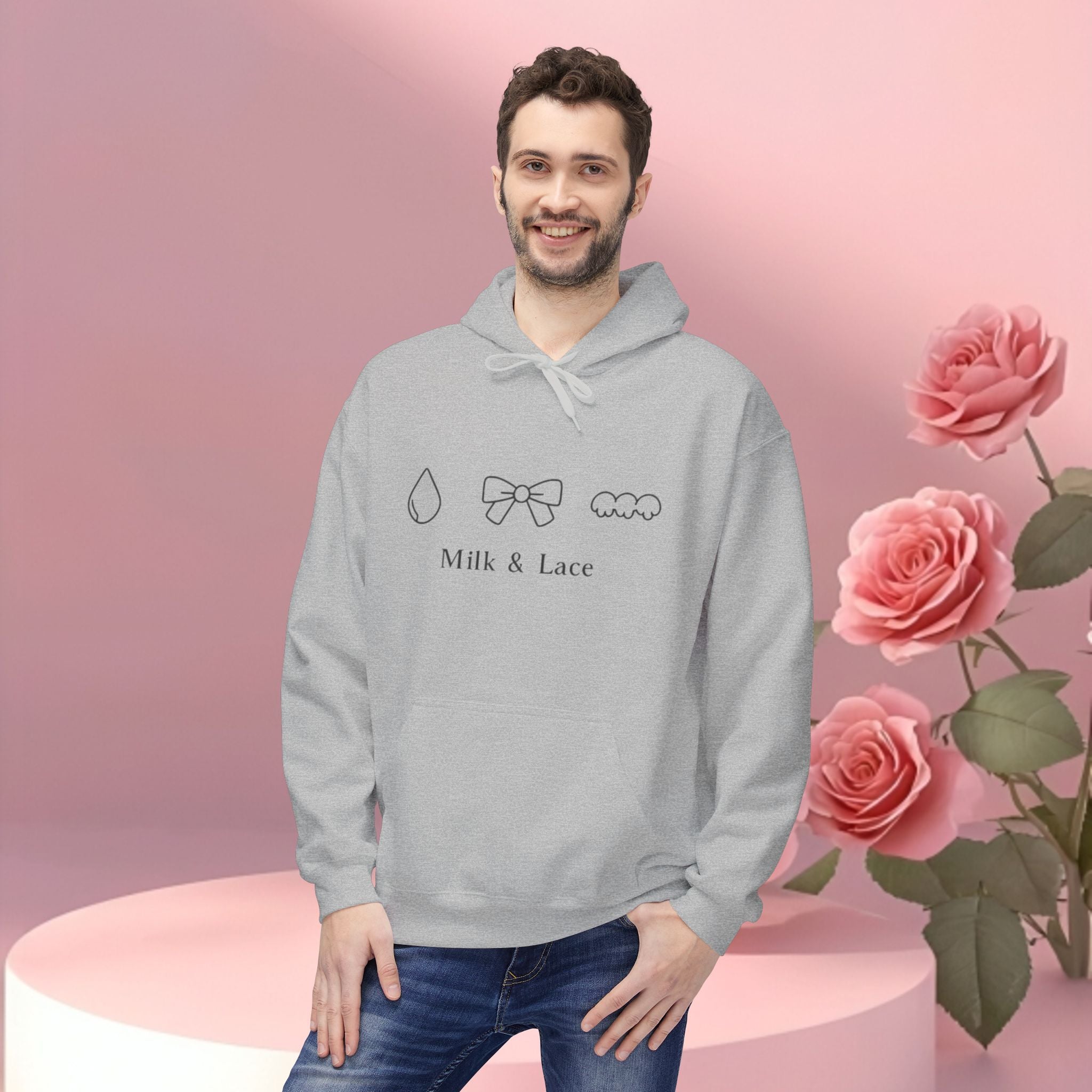 Minimal Authentic Hoodie — Quietly Sweet Fleece Pullover