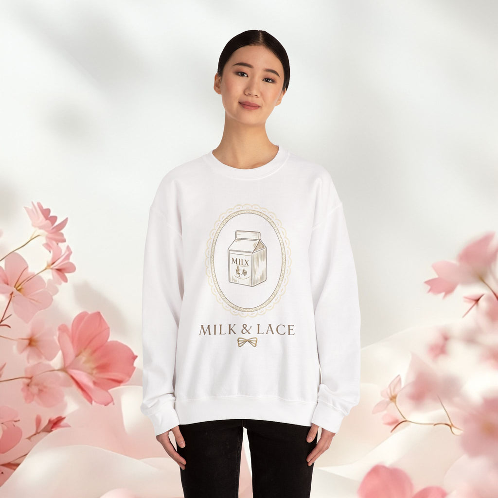 Pastel Graphic Crewneck Sweatshirt — Soft Pastel Cozy Comfort