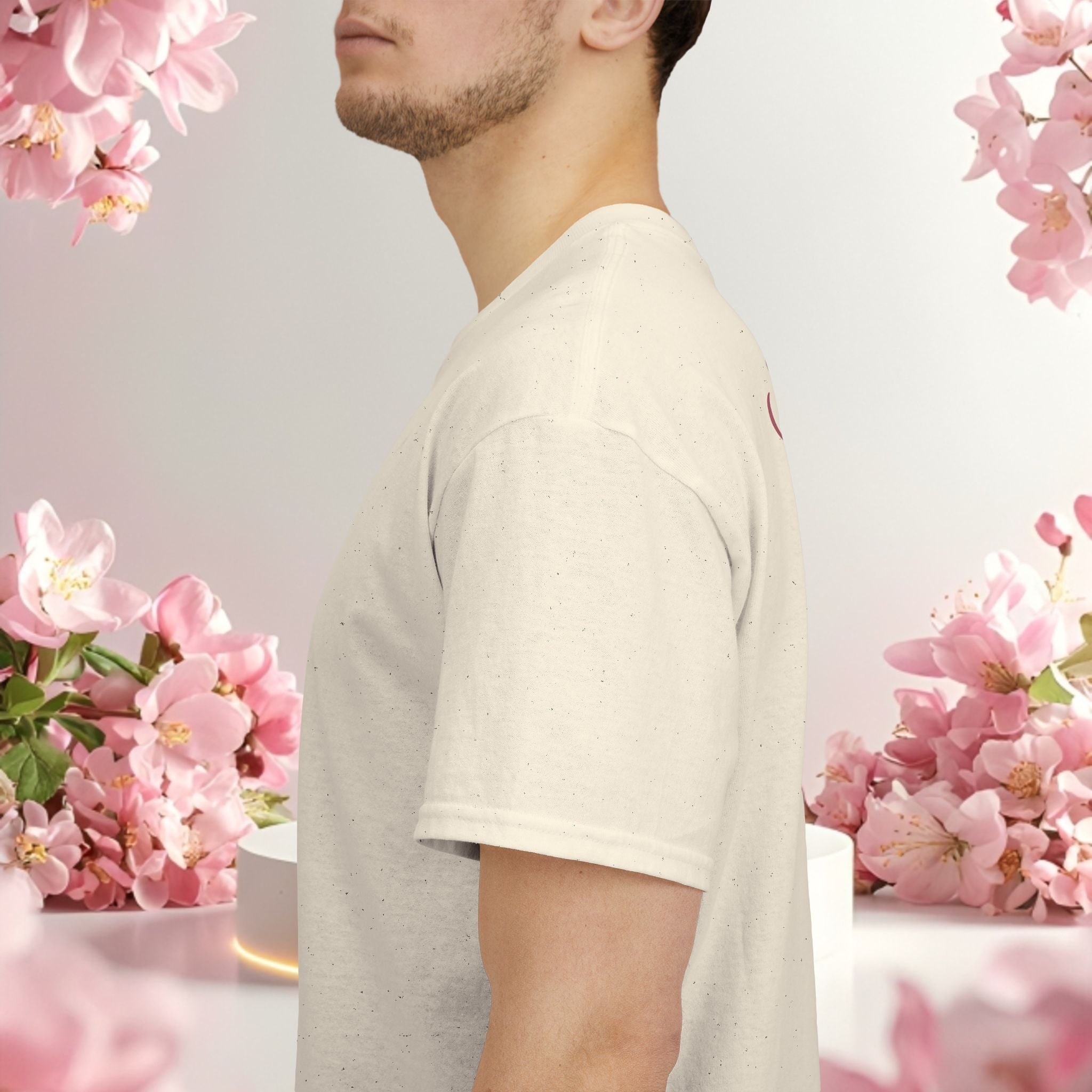 Pink Graphic Tee — Simple Minimalist Design