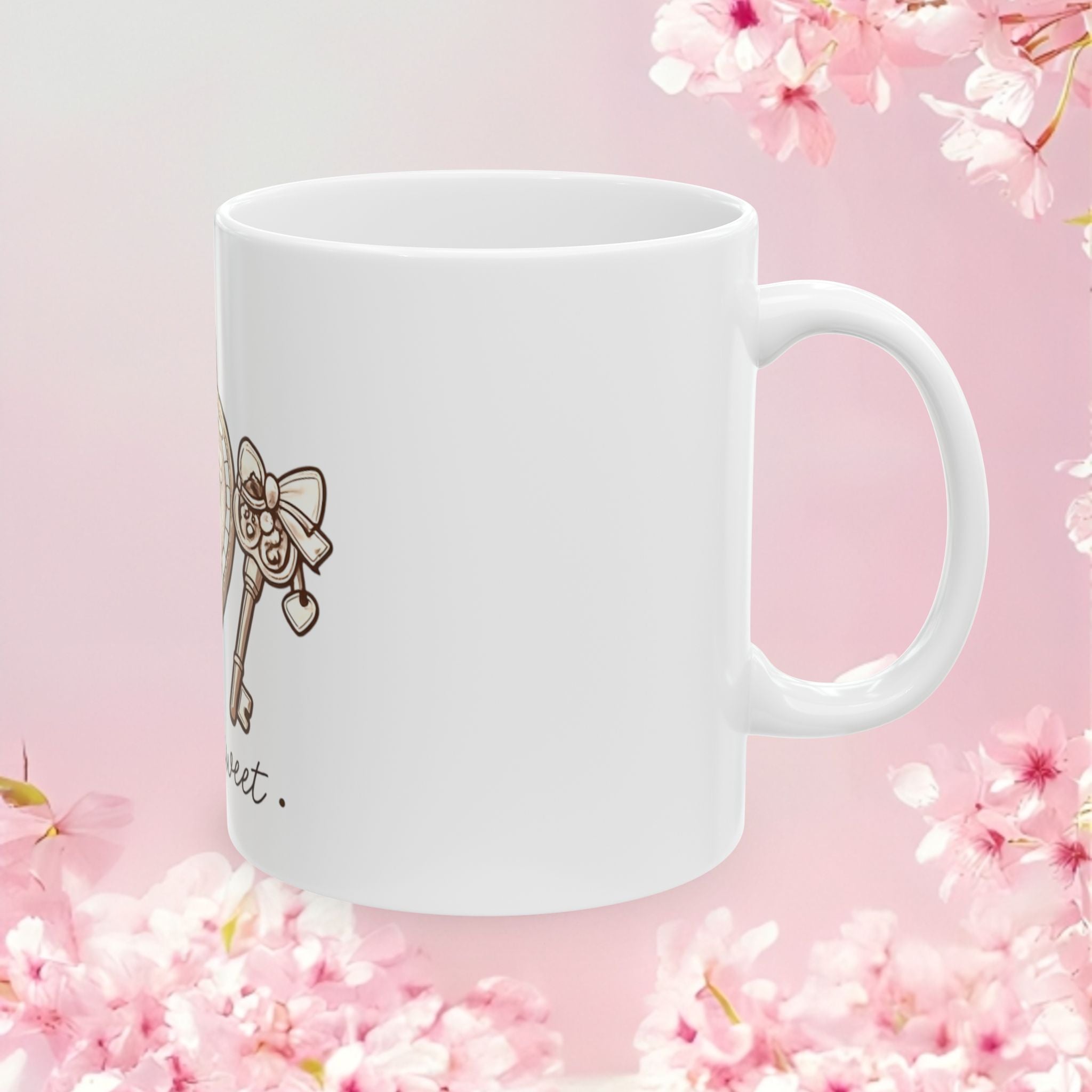 ''keep tt sweet'' Mug — Sweet Delicate Flower Design (11oz & 15oz)