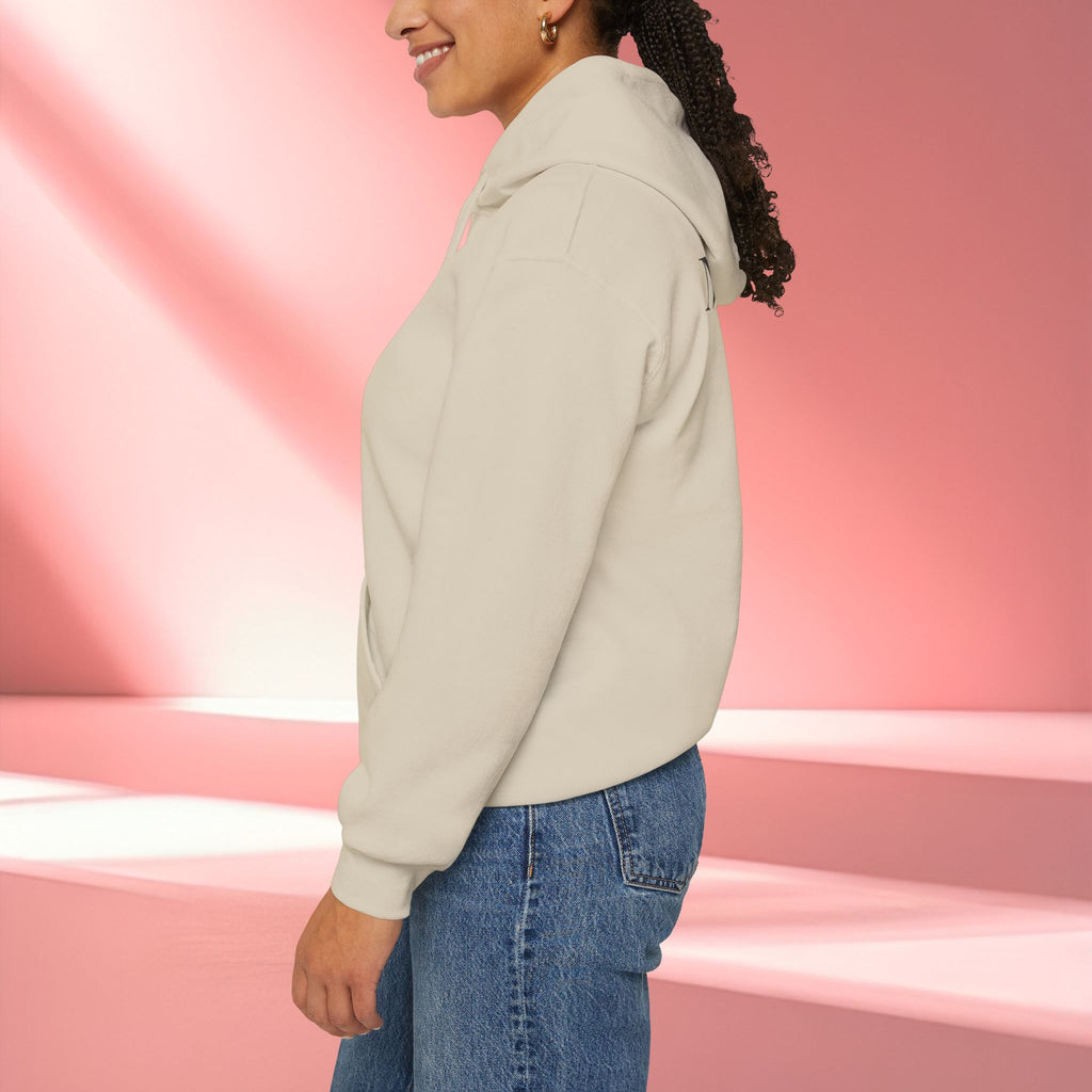 Romantic Delicate Graphic Hoodie — Floral-Inspired Cozy Sweatshirt