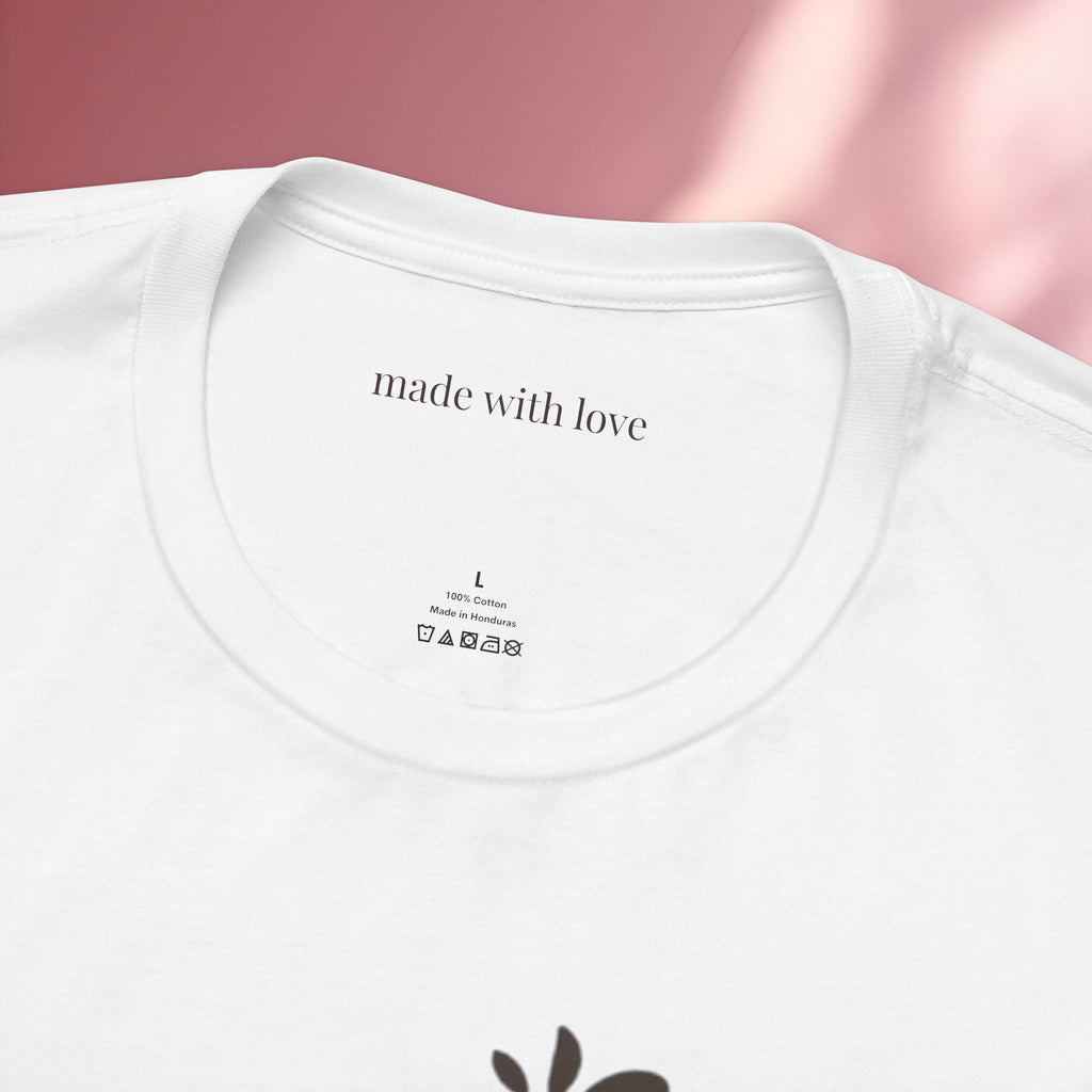 Romantic Feminine Brown Tee — Romance Graphic T-Shirt