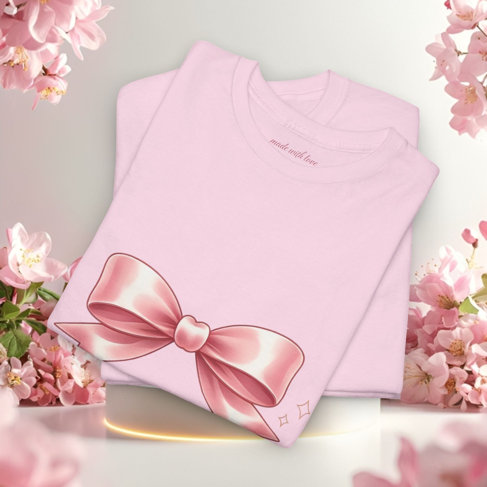 Pink Graphic Tee — Simple Minimalist Design