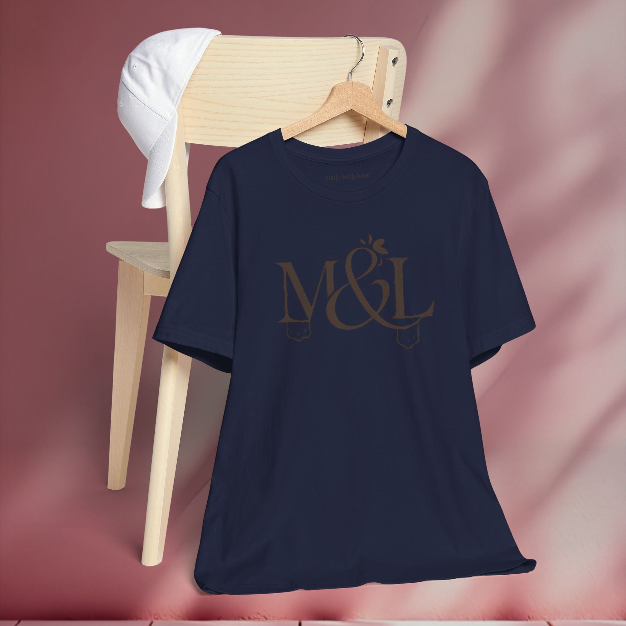 Romantic Feminine Brown Tee — Romance Graphic T-Shirt