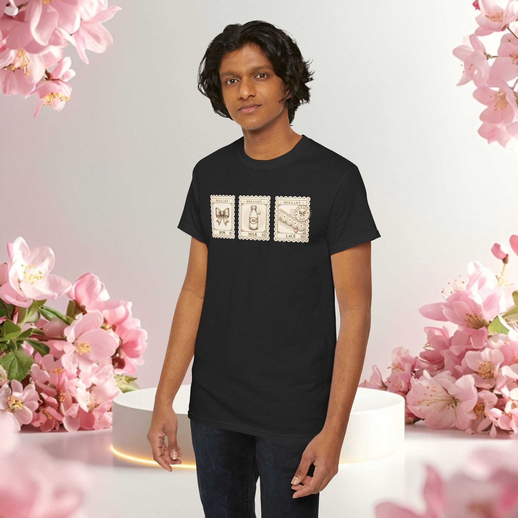 Vintage Botanical Stamp T-Shirt