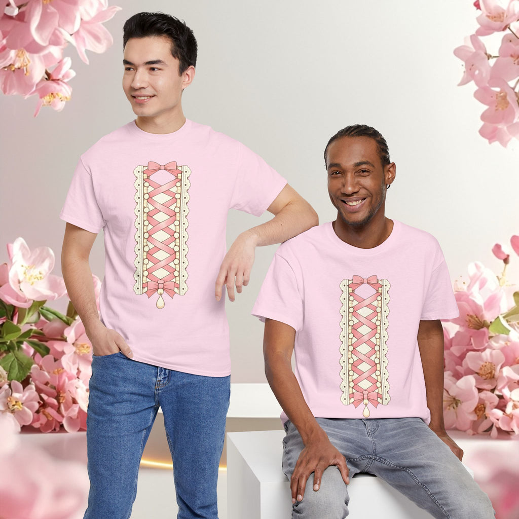Pink Corset Ribbon T-Shirt