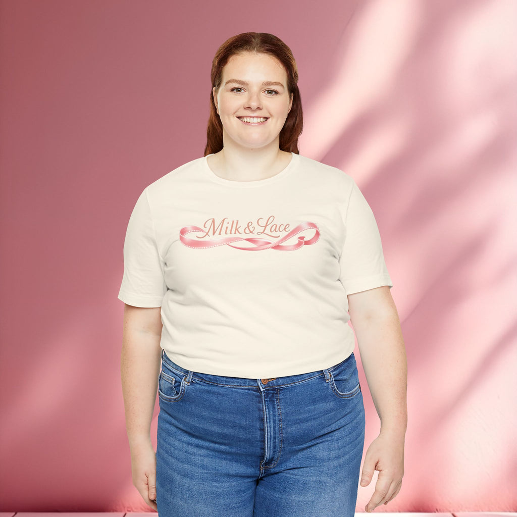 Casual Pink Graphic T-Shirt — Women's Casual Pink Tee