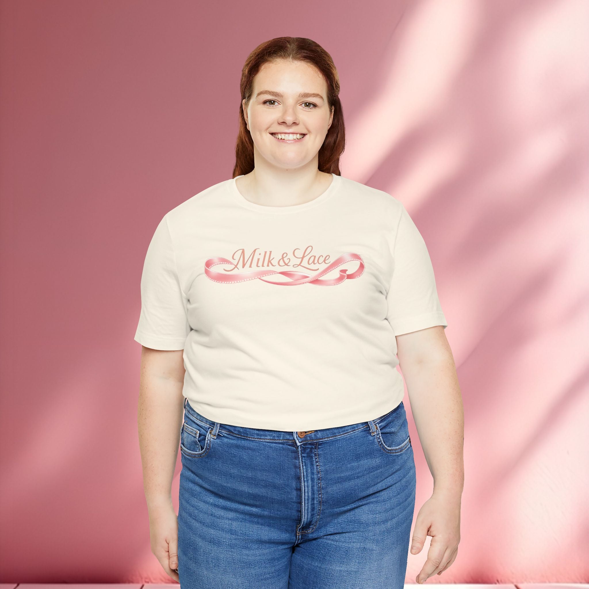 Casual Pink Graphic T-Shirt — Women's Casual Pink Tee