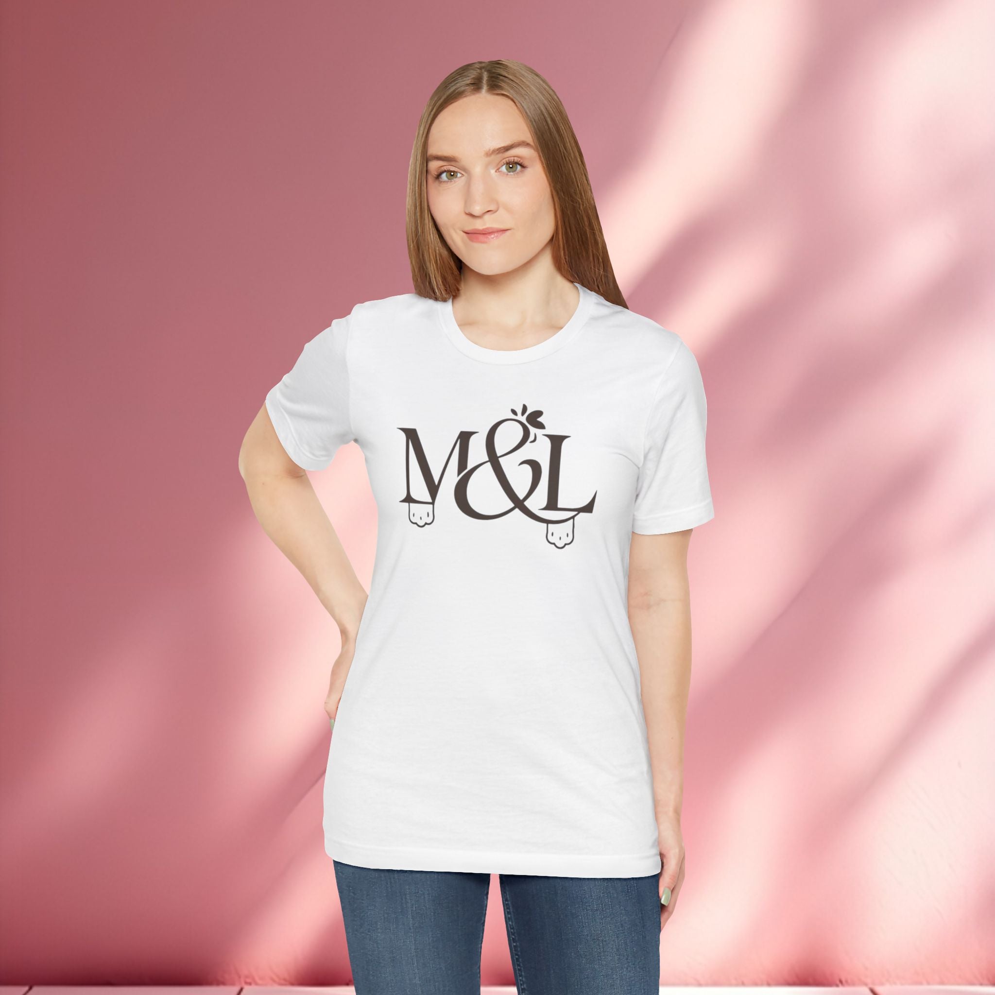 Romantic Feminine Brown Tee — Romance Graphic T-Shirt
