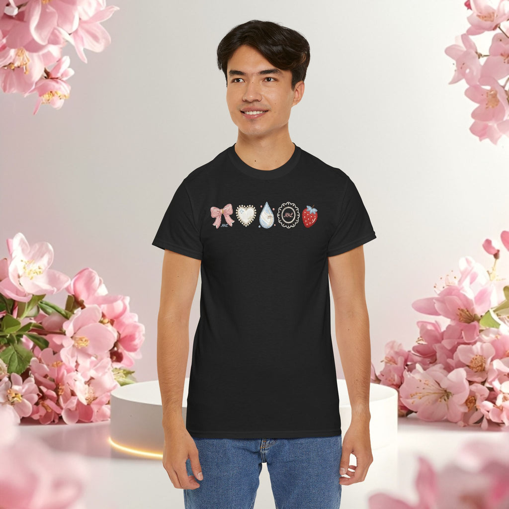 Pastel Cute Icons T-Shirt — Cute Pastel Icon Graphic Tee