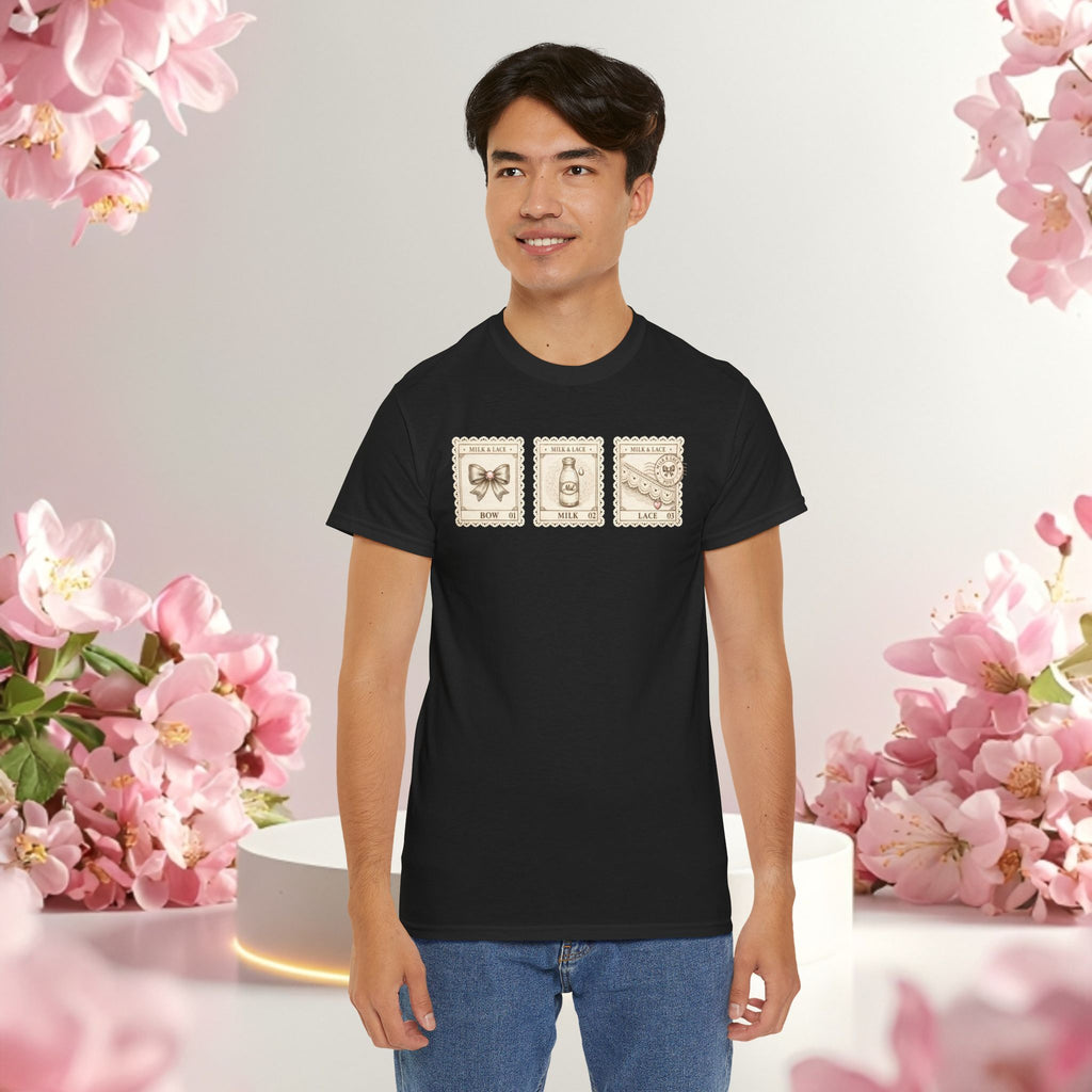Vintage Botanical Stamp T-Shirt
