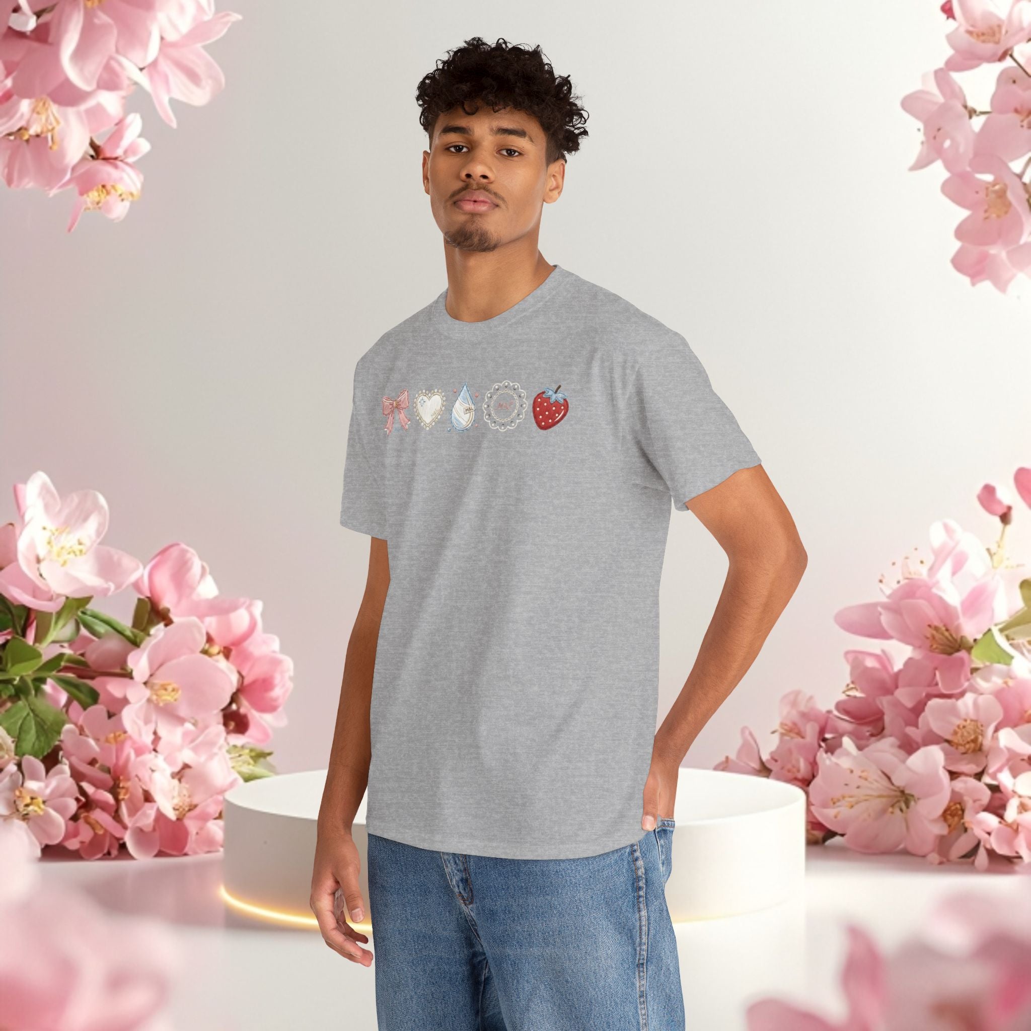 Pastel Cute Icons T-Shirt — Cute Pastel Icon Graphic Tee