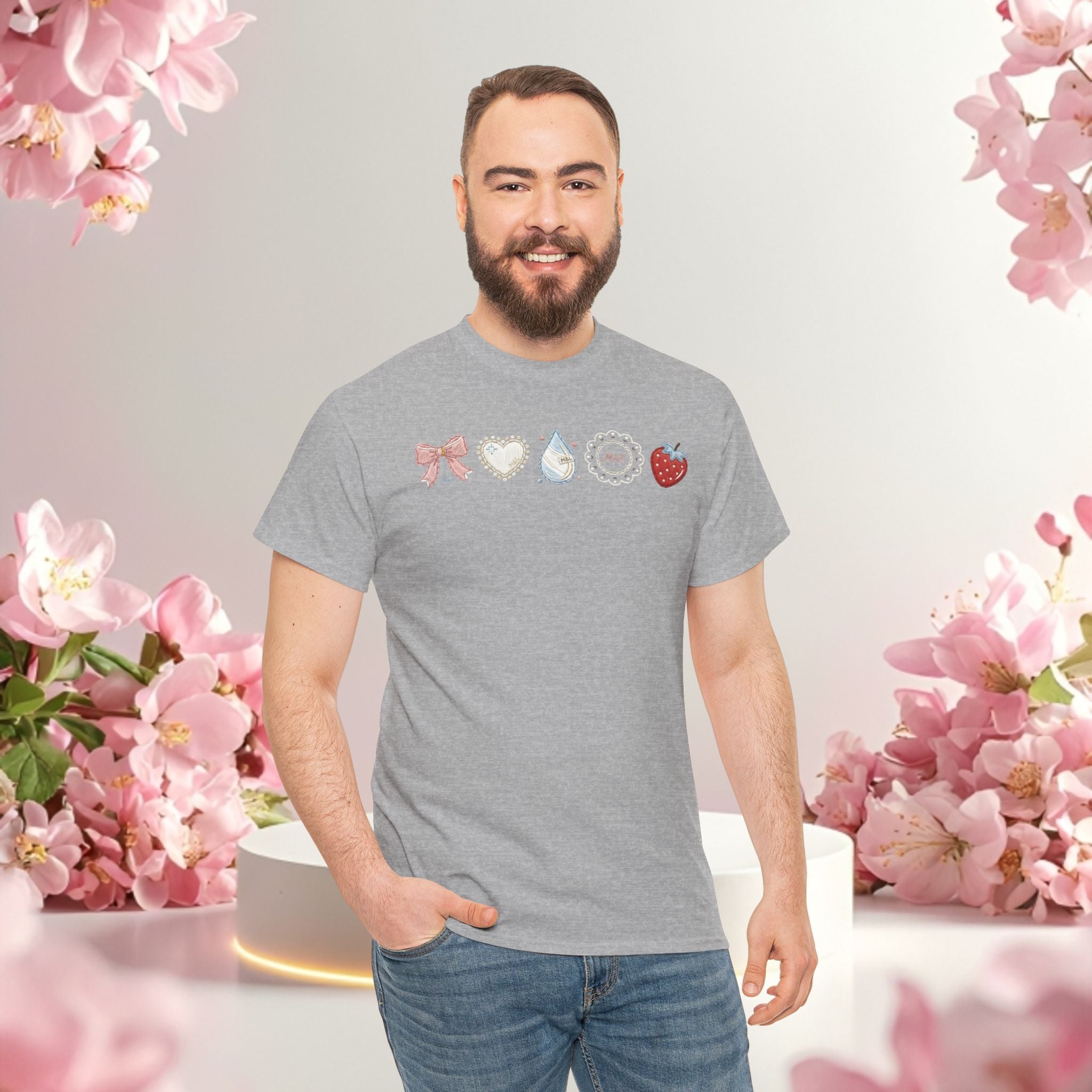 Pastel Cute Icons T-Shirt — Cute Pastel Icon Graphic Tee